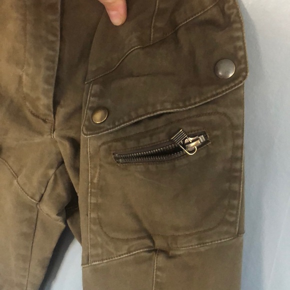 LLBean Signature Army green pants size 4 - Picture 5 of 6